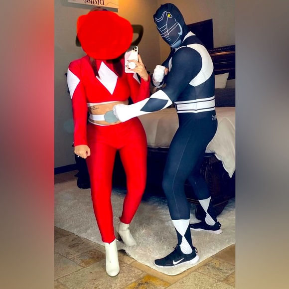 Other - Power ranger Halloween costumes. Men's size M Women's size M. Only used once.